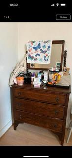 Antieke commode met spiegel, Antiek en Kunst, Ophalen