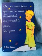 Plaque métal Le petit Prince citation st exupery neuve, Envoi, Neuf, Panneau publicitaire