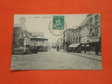 Nivelles  Grand' Place, Enlèvement ou Envoi, Avant 1920, Affranchie, Brabant Wallon