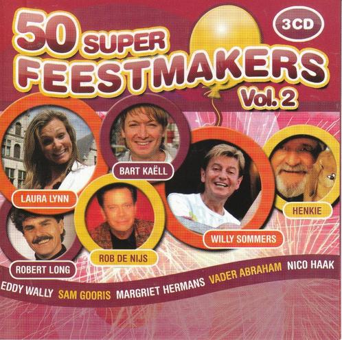 50 super Feestmakers vol. 2, Cd's en Dvd's, Cd's | Verzamelalbums, Nederlandstalig, Verzenden