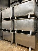 Stapelbare RVS containers - inhoud: 800L, Zakelijke goederen, Horeca | Food, Ophalen, Vlees