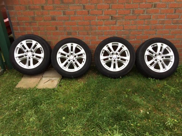 16" VELGEN MET WINTERBAND voor MB klasse C, Auto-onderdelen, Banden en Velgen, Banden en Velgen, Winterbanden, 16 inch, 205 mm