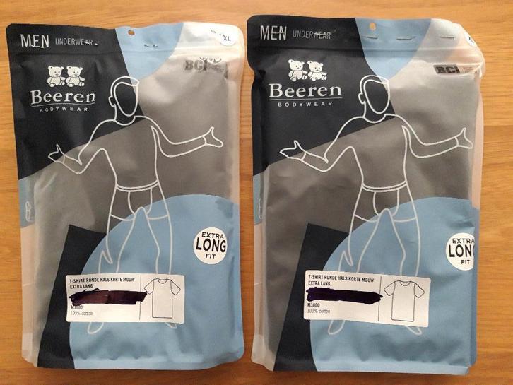 Beeren M3000 T-shirt XL heren extra lang.Prijs per 1 stuk, Kleding | Heren, T-shirts, Nieuw, Overige maten, Zwart, Ophalen of Verzenden