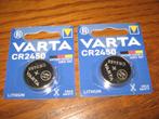 2 lithium Varta batteriijen CR2450, Ophalen, Nieuw