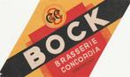 bieretiket Concordia Geraardsbergen : Bock, Verzenden, Gebruikt, Overige typen, Overige merken