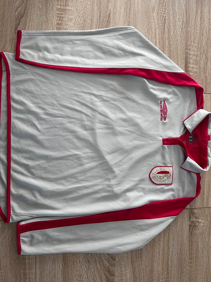 Maillot vintage Standard de Liège – Umbro / Rouge & blanc, Kleding | Heren, Sportkleding, Gedragen, Ophalen of Verzenden