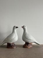 Paar antieke chinese export vogels porselein, Antiek en Kunst, Ophalen of Verzenden