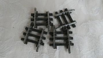 4 Märklin 2204 rails + 2 gelast. beschikbaar voor biedingen