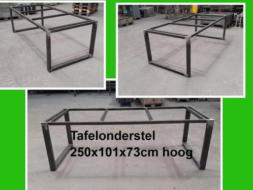 tuintafel - NIEUW tafelonderstel 250x101x73 cm H - eettafel, Tuin en Terras, Tuintafels, Nieuw, Rechthoekig, Metaal, Ophalen