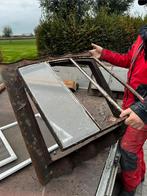 Dakvenster voor ronde pannen, Doe-het-zelf en Bouw, Glas en Ramen, Ophalen, Gebruikt, Glas in lood, 80 tot 120 cm