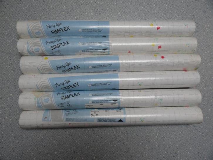 Papier peint, Huis en Inrichting, Stoffering | Behang, Wit, Grijs, Groen, minder dan 10 m², Ophalen of Verzenden