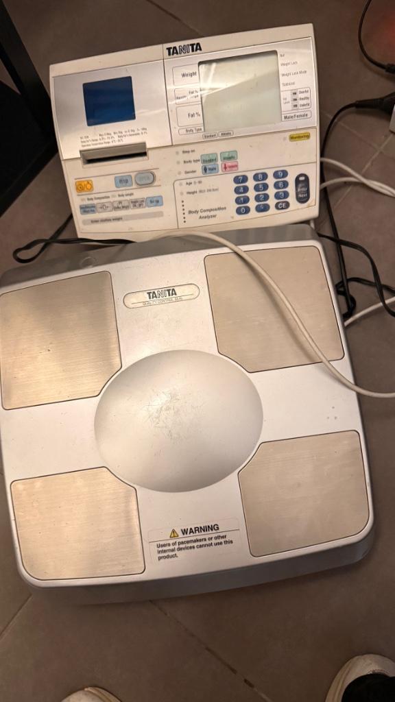 Professionele Tanita SC-330 Lichaamsanalyse Weegschaal, Elektronische apparatuur, Weegschalen, Gebruikt, Digitaal, Personenweegschaal