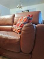 Lederen 2 en 1 zit, Huis en Inrichting, Ophalen, Zo goed als nieuw