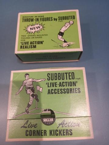 subbuteo - corner en inworpmannetjes beschikbaar voor biedingen