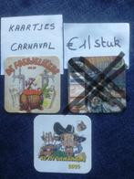 Bierkaartjes over Carnaval Halle - €1/stuk, Ophalen of Verzenden, Viltje(s)