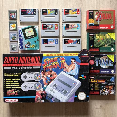 Console Super Nintendo + Spellen, Games en Spelcomputers, Games | Nintendo Super NES, Gebruikt, Ophalen of Verzenden