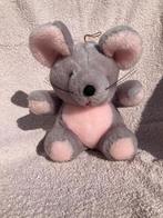 Peluche souris rose grise 15 cm, Enfants & Bébés, Comme neuf, Autres types, Enlèvement ou Envoi