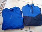 2 thermische truitjes blauw kipsta 140-146, Sport en Fitness, Shirt, Maat XS of kleiner, Gebruikt, Ophalen of Verzenden