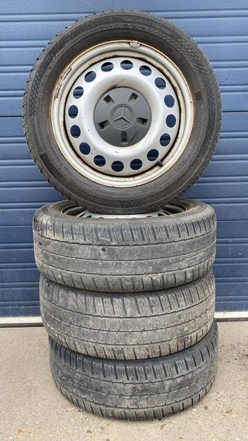 Mercedes-Benz Vito Viano velgen 225-55-17 5x112 - Set 20.20, Auto-onderdelen, Banden en Velgen, Banden en Velgen, 17 inch, Ophalen of Verzenden