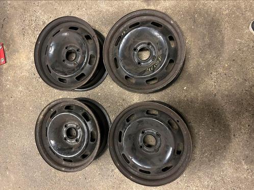 Velgen van 4 plaatstaal Peugeot Citroën Opel Ford 15"  4/108, Auto diversen, Wieldoppen, Gebruikt, Ophalen