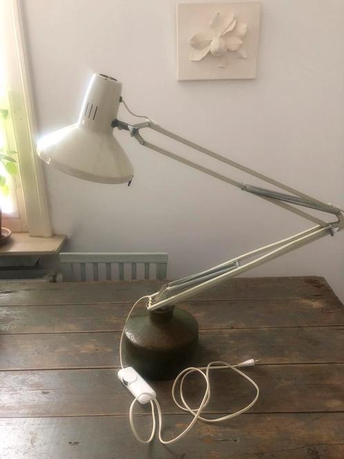 VINTAGE LAMP LEDU ATELIERLAMP BUREAULAMP MET DIMMER, Antiek en Kunst, Antiek | Verlichting, Ophalen of Verzenden