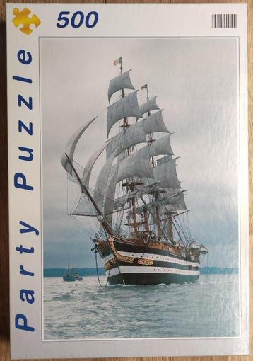 Puzzel zeilboot 500 stukjes, Enlèvement, 500 à 1500 pièces, Utilisé, Puzzle