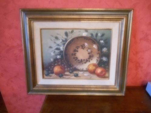 Schilderij stilleven 60 cm op 50 cm vaste prijs 20 euro, Antiek en Kunst, Kunst | Schilderijen | Klassiek, Ophalen