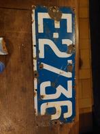 Ancienne plaque immatriculation, Collections, Marques & Objets publicitaires, Enlèvement