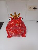 Spaarpot 'Kikker Freddy' Pomme-Pidou, Collections, Enlèvement, Comme neuf, Pierre, Poterie ou Céramique, Animal
