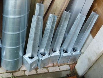 PVC Bochten, hulpstukken, buizen ( pvc - luchtkanaal - dak ) beschikbaar voor biedingen