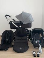 Bugaboo Buffalo kinderwagen(Black /Grey Mélange, Kinderen en Baby's, Ophalen, Zo goed als nieuw, Regenhoes