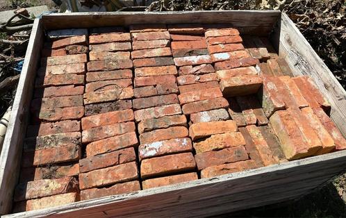 Oude Beerse baksteen (ongeveer 1 pallet), Doe-het-zelf en Bouw, Metselstenen, Gebruikt, Bakstenen, Ophalen