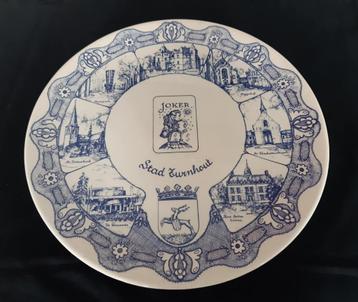 Joker bord Turnhout Delfts Blauw 32 cm., Verzamelen, Speelkaarten, Jokers en Kwartetten, Ophalen of Verzenden, Zo goed als nieuw