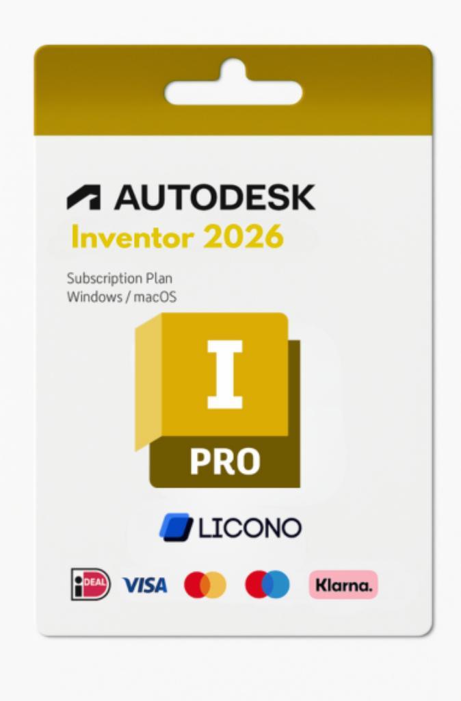 Autodesk Inventor - Officiële Licentiesleutel, Computers en Software, Ontwerp- en Bewerkingssoftware, Nieuw, Windows, Ophalen