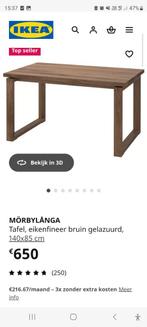 Eettafel morbylanga 140 cm, Huis en Inrichting, Tafels | Eettafels, Ophalen of Verzenden, Zo goed als nieuw