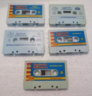 5 cassettes van Benjamin Blümchen   beschikbaar voor biedingen