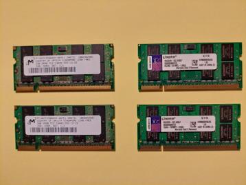 Memory modules van 2 Gb voor laptops beschikbaar voor biedingen