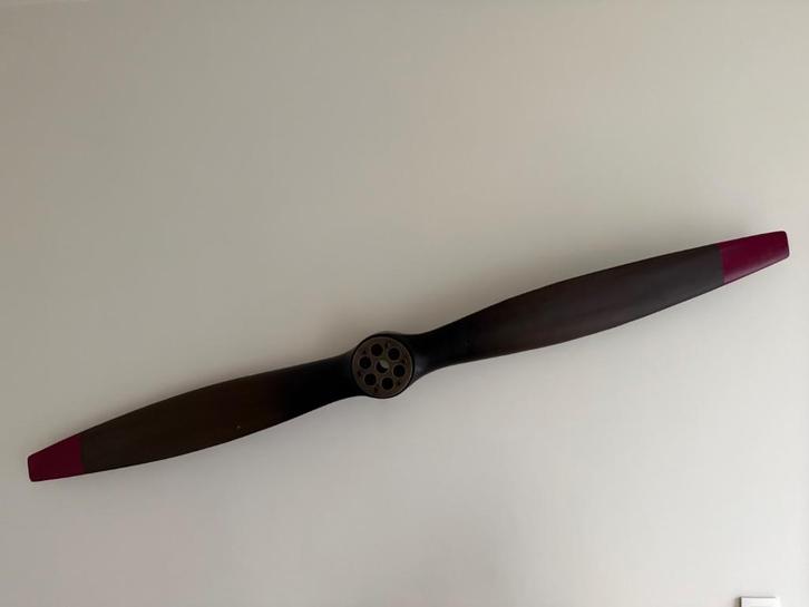 Vintage propeller hout (1m80), Verzamelen, Luchtvaart en Vliegtuigspotten, Zo goed als nieuw, Ophalen