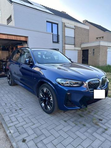 BMW iX3 - 80kWh - Impressive, Auto's, Automaat, Achterwielaandrijving, Blauw, Leder