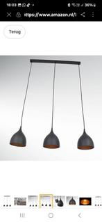 Zwarte hanglamp, Huis en Inrichting, Ophalen, Zo goed als nieuw