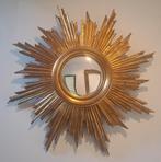 Miroir soleil 1970 bois de 70cm qualité irréprochable !!!, Ophalen