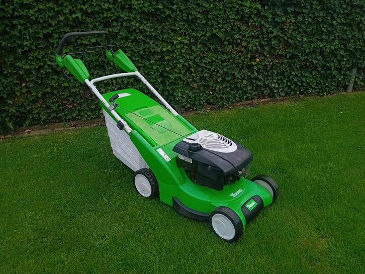Grasmaaier viking zelftrekker, Tuin en Terras, Grasmaaiers, Zo goed als nieuw, Cirkelmaaier, Opvangbak, Ophalen