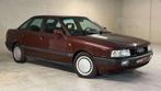 Audi 80 TD  Oldtimer | Leder interieur | GEKEURD, Auto's, Achterwielaandrijving, Zwart, Leder, Bedrijf