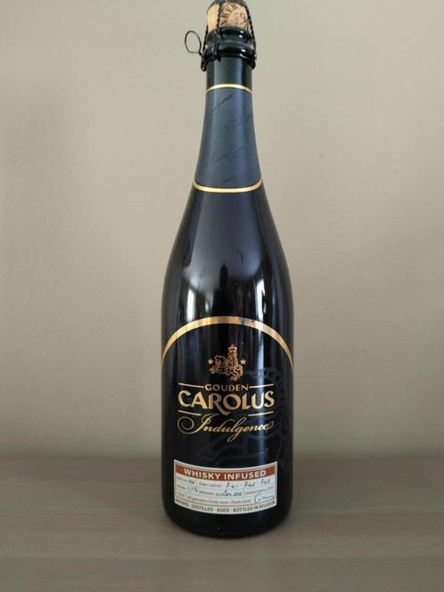 Gouden Carolus Indulgence Whiskey Infused batch 2, Verzamelen, Biermerken, Zo goed als nieuw, Flesje(s), Overige merken, Ophalen of Verzenden