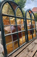 2x glas in lood raampjes, Ophalen, Zo goed als nieuw, Glas in lood