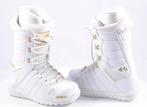38 EU snowboard schoenen THIRTYTWO LASHED, white/gold, Verzenden, Gebruikt, Schoenen