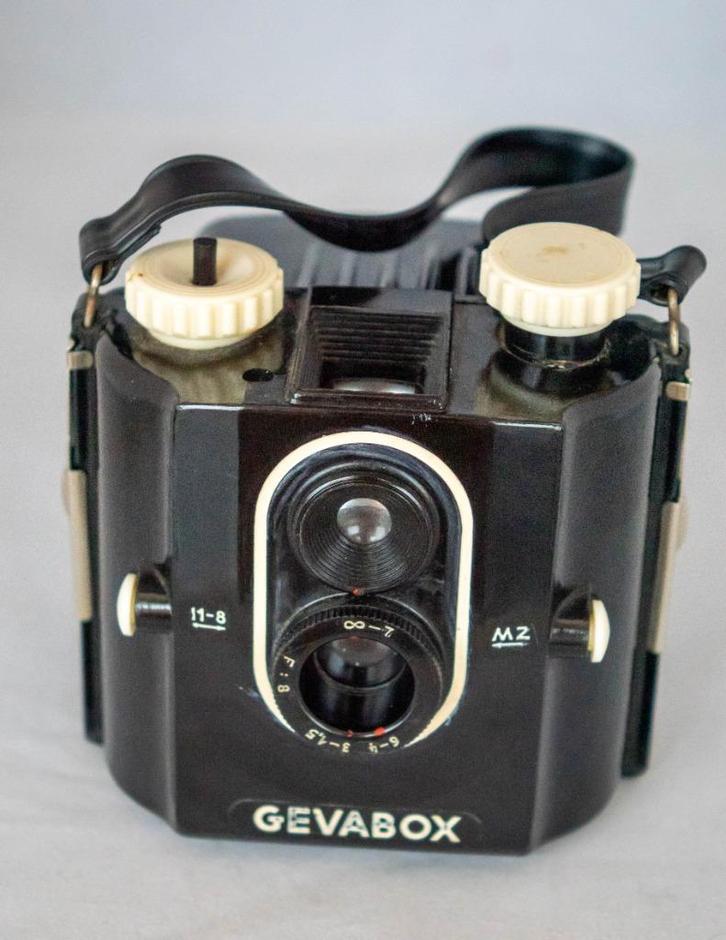 Agfa Gevabox Bakeliet, Audio, Tv en Foto, Fotocamera's Analoog, Gebruikt, Ophalen of Verzenden