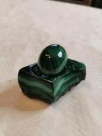 Œufs en Malachite avec support, Handtassen en Accessoires, Edelstenen, Ophalen of Verzenden, Zo goed als nieuw