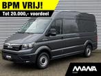 MAN TGE 3.140 L3H3 Automaat 140PK Antraciet NIEUW MODEL Crui, Auto's, Bestelwagens en Lichte vracht, Stof, Zwart, 4 cilinders