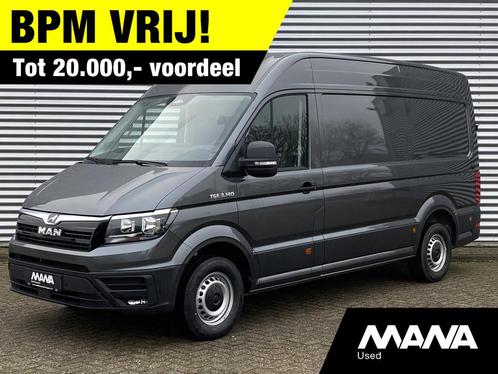 MAN TGE 3.140 L3H3 Automaat 140PK Antraciet NIEUW MODEL Crui, Auto's, Bestelwagens en Lichte vracht, Bedrijf, Te koop, ABS, Achteruitrijcamera